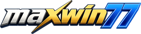 Logo maxwin77 berwarna neon